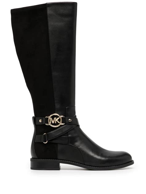 michael kors thigh high boots|michael kors adjustable buckle boots.